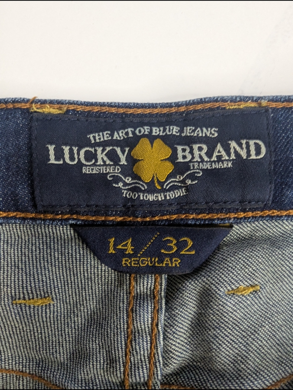 Lucky Brand Jeans Sofia Boot Blue Medium/Dark Wash Women's Size 14/32 Regular - Picture 2 of 12